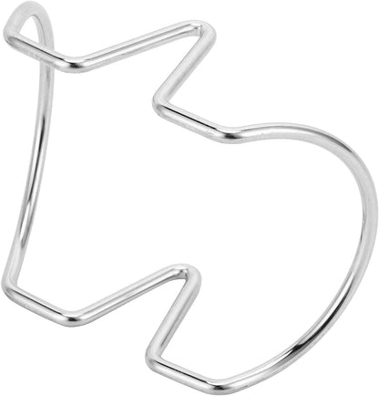 Taco Holders for the Individual Serving, 2 Pack Stackable Stainless Steel Taco Holder Stands Versatile Wire Taco Rack for Holding Hard or Soft Tacos (U-shaped 2 grid)