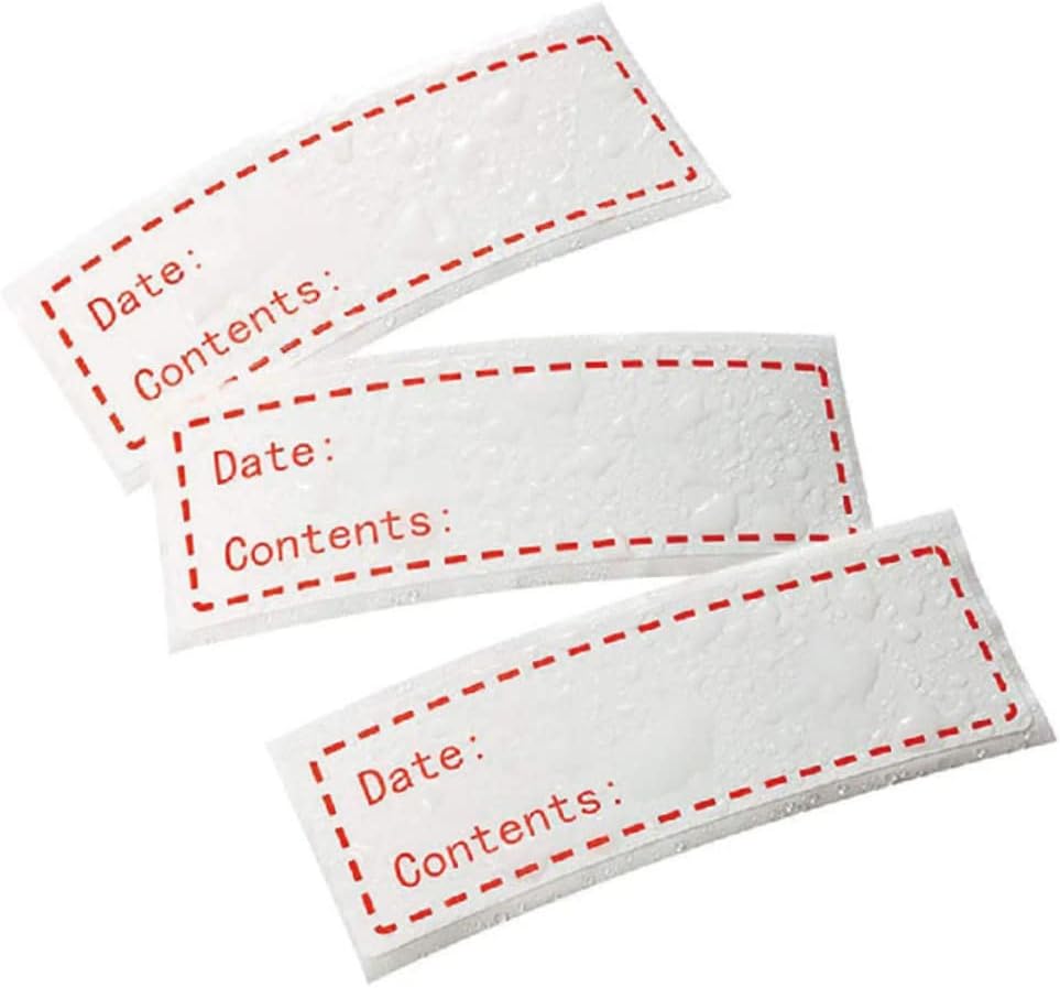 Kitchen Food Storage Date Labels 500pcs Self-Adhesive Stickers for Refrigerator Removable Record Date Stickers for Easy Identification for Home and Restaurant Use