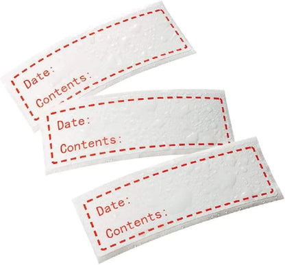 Kitchen Food Storage Date Labels 500pcs Self-Adhesive Stickers for Refrigerator Removable Record Date Stickers for Easy Identification for Home and Restaurant Use