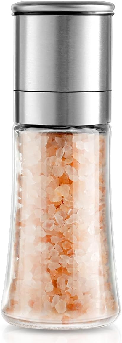 Gulex Salt and Pepper Grinder Set Pepper Mill Salt Shaker Refillable