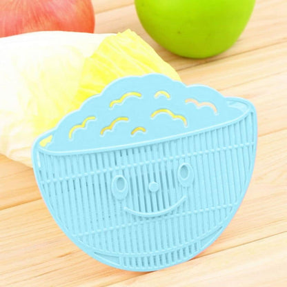 Clip On Strainer All Pots and Pans,Plastic Leaf Shape Rice Wash Sieve,Pasta Strainer Clip on Food Strainer Meat Vegetables Fruit PP Kitchen Colander,Rice Wash Tool,Blue 1204060NZX40QH 13x11x3.5cm