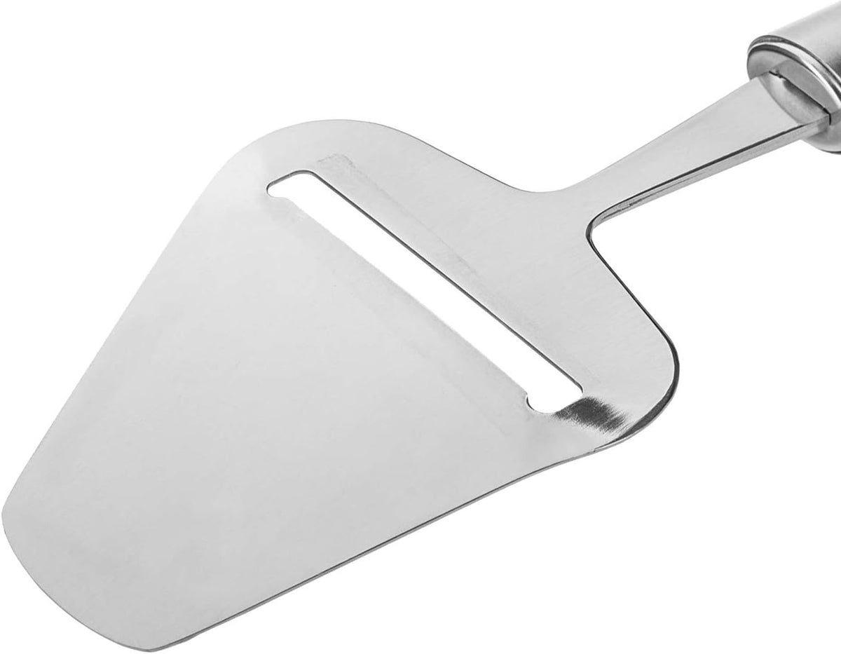 Westmark Stainless Steel Cheese Slicer – Multi-functional German Cheese Slicer, Handheld Hard & Semi-Hard Cheese Cutter, Adjustable Cheese Shaver, Ergonomic Handle, Dishwasher Safe, Red/Black
