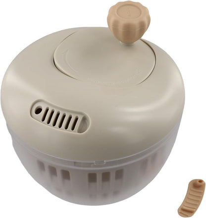 Salad Spinner with Crank Handle(Grey)