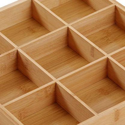 Divided Wooden Tray,Veggie Tray Serving Tray Divided Platter Wooden Food Server Multi Compartments Serving Tray for Hot Pot Restaurants Sushi Plate (6 Compartments)