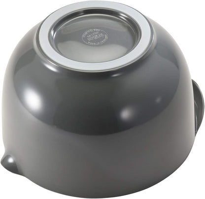 Hutzler Classic 2 Liter Melamine Mixing Bowl, Gray