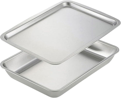 Shimomura 47545 Meal Prep Bowl & Tray Set, Made in Japan, Stainless Steel, Dishwasher Safe, Tray becomes Lid, Stackable, 3.2 gal (1.2 L), Divided Prep, Temporary Storage, Cooking Tsubame Sanjo