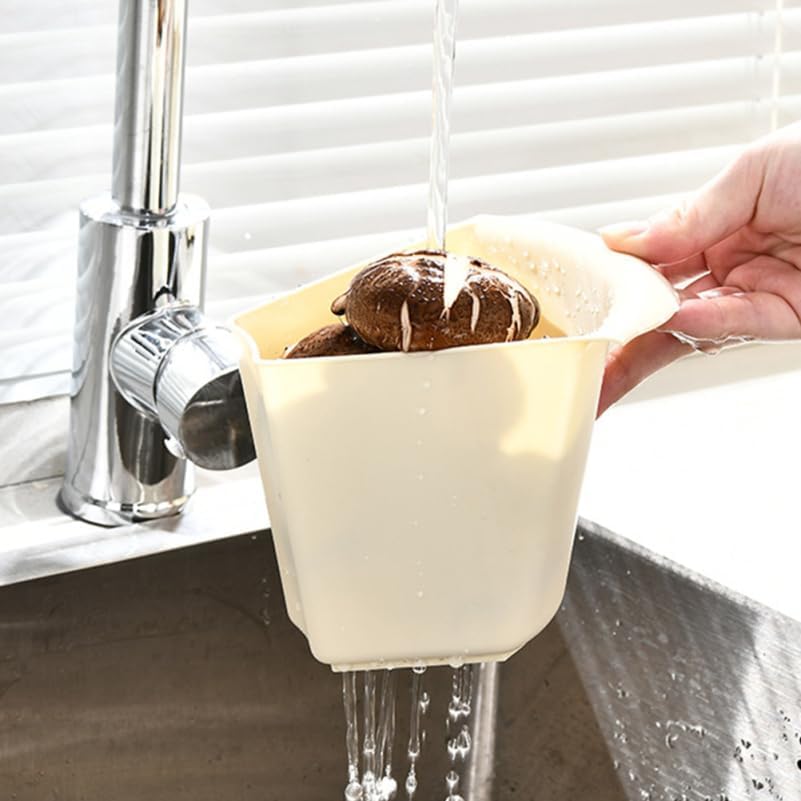 Kichvoe Rotation Vegetable Platter - Drainage System Divided Serving Tray - for Hot Pot Reusable for Family Gatherings and Dinner Parties Compartment Dairy 13.77X7.48X5.11In