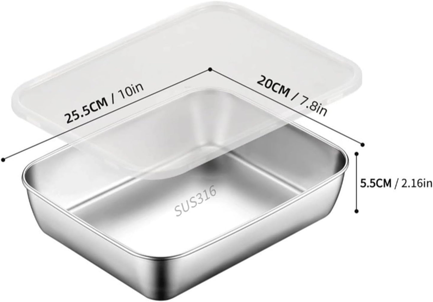 Stainless Steel Grilling Prep and Serve Tray, BBQ Platter, Grilling for Cooked and Raws Meat Fridge Food Storage BBQ Platter for Raws and Cooked Food
