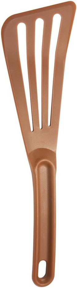 Mercer Culinary Hell's Tools Hi-Heat Slotted Spatula, 12 Inch x 3.5 Inch, Gray