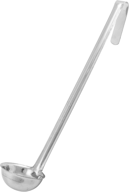 Winco 1/2 oz Red Stainless Steel Ladle