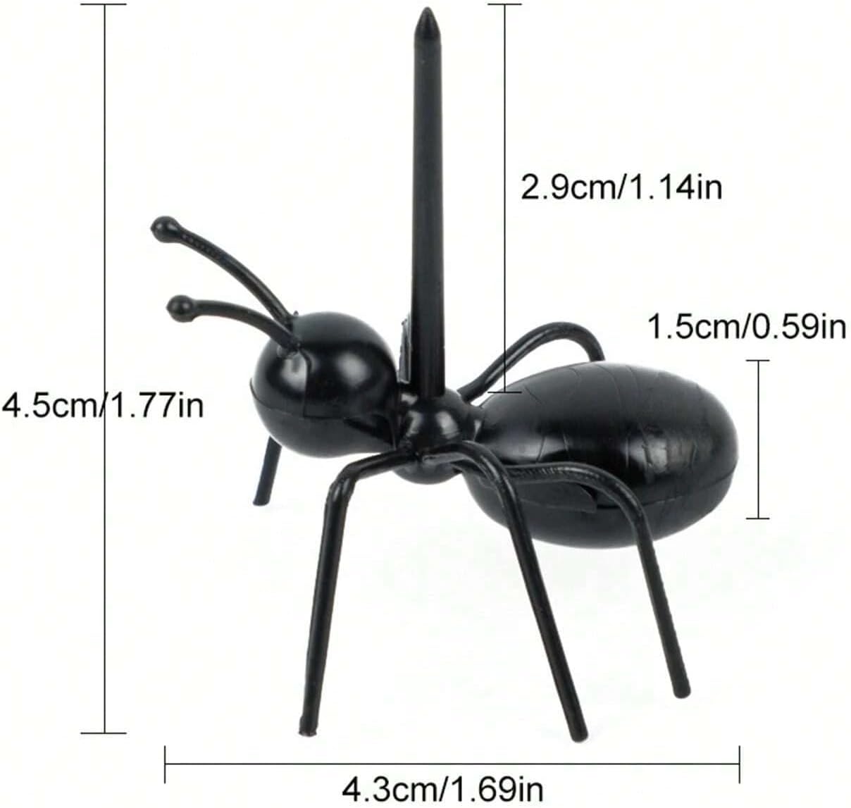 36pcs Party Ants & Hardworking Ants Series Fruit Picks for Kids Lunch Bento Box, Party Fruit Platter, Bar Cocktail Decor (24 pcs)