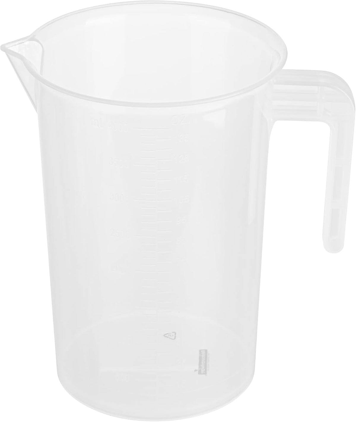 Restaurantware Clear Plastic Pt (Cups) Measuring Cup, 5.3 x 3.8 x 5 In