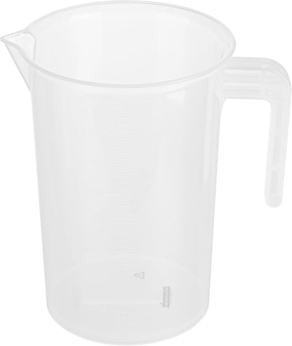 Restaurantware Clear Plastic Pt (Cups) Measuring Cup, 5.3 x 3.8 x 5 In
