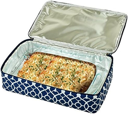 Picnic at Ascot Original Insulated Double Layer Thermal Food and Casserole Carrier- keeps Food Hot or Cold- Designed & Quality Approved in the USA