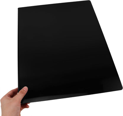 Non-slip Black Acrylic Cutting Board 42.5x32.5cm 3mm Thick Kitchen Chopping Mat for Fruits Vegetables and Meat Countertop Use