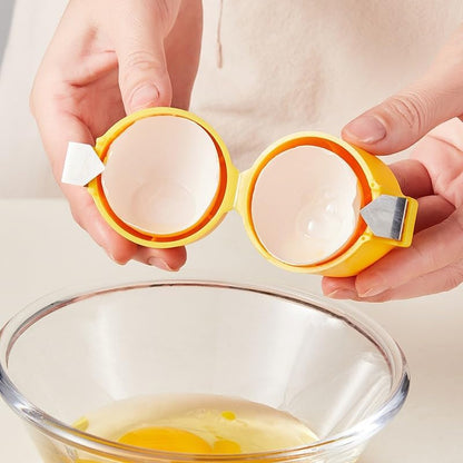 Egg Shell Opener, 3 Pcs Egg Separator for Raw Eggs