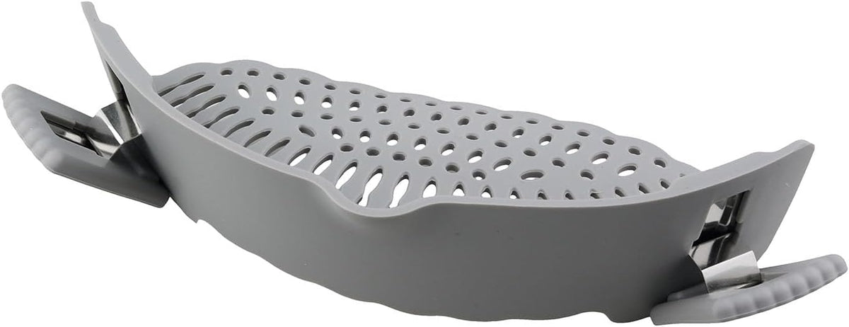 TAODAN Silicone Pot Lid Filter Net Holder Pasta Strainer Kitchen Utensils Gadgets Suitable for Fruit and Vegetables