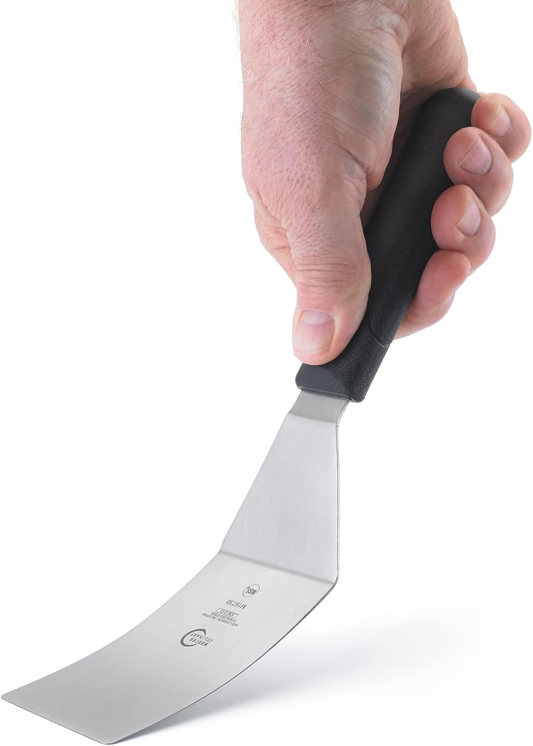 Mercer Culinary Millennia Bench Scraper, 5 7/8 Inch X 3 1/2 Inch Blade, Black Handle
