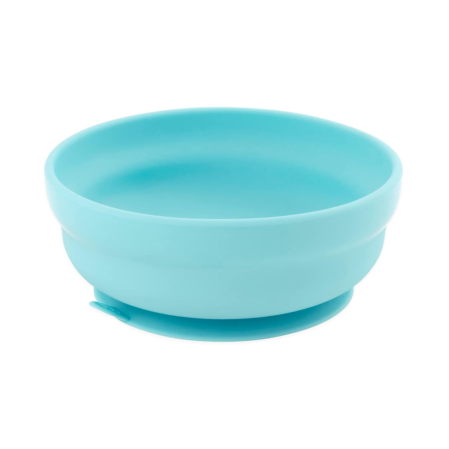 Bumkins Baby Bowl, Silicone Suction, for Babies, Toddlers and Kids, Baby Led Weaning, Feeding Essentials, Platinum Silicone, Non Skid Sticky Bottom, Supplies for Children Ages 6 Months Up, Gray