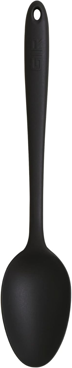 GIR: Get It Right Silicone Spoon, High Heat Resistant Kitchen Tool - Non toxic cooking utensils for Nonstick Cookware, Cooking, Baking and Mixing, Ultimate - 13IN, Red