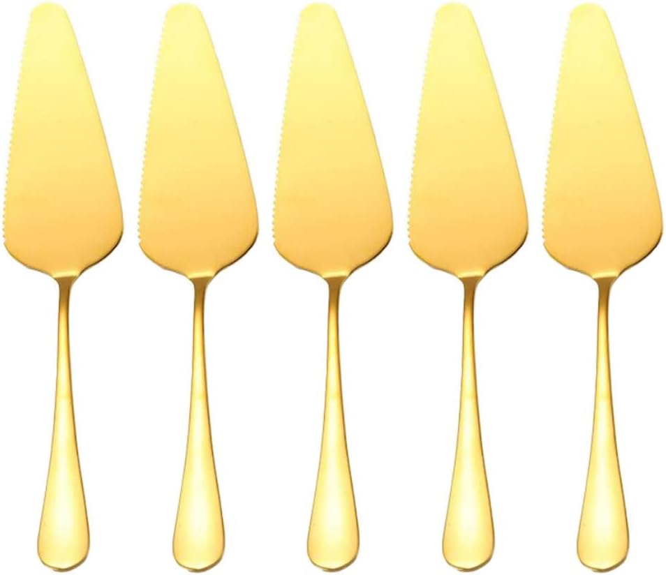 5x Cake Server Pie Holder Transfer Triangular Spade Spatula for Pizza Cake