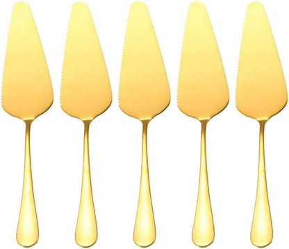 5x Cake Server Pie Holder Transfer Triangular Spade Spatula for Pizza Cake