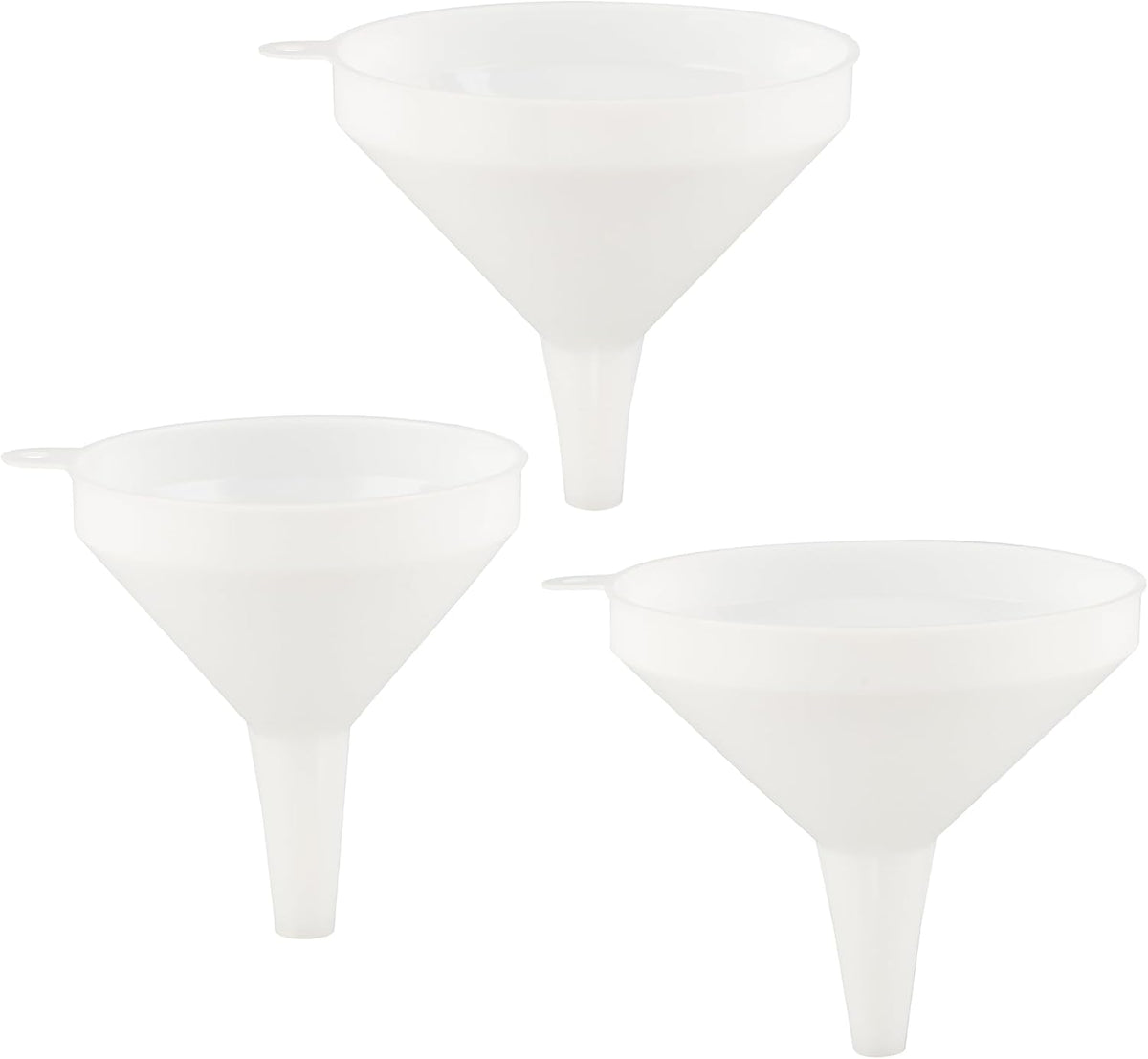 Restaurantware 8 oz White Plastic Funnel