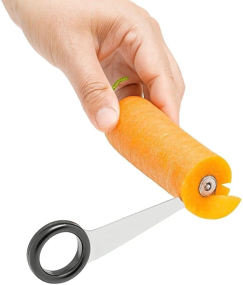 Stainless Steel Spiral Cutter, Manual Veggie Spiralizer Kitchen Tool