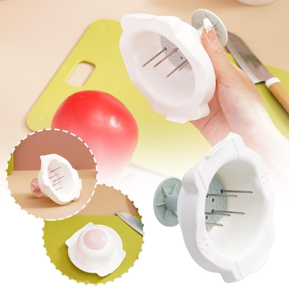 Mandoline Slicer Guard with Non-Slip Grip and Cut-Resistant Protection, Universal Safety Holder for Kitchen Slicers Graters, Dishwasher, Safe Food Prep Tool (Sapphire Blue)