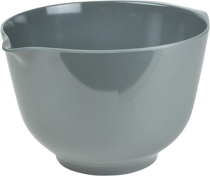 Hutzler Classic 2 Liter Melamine Mixing Bowl, Gray