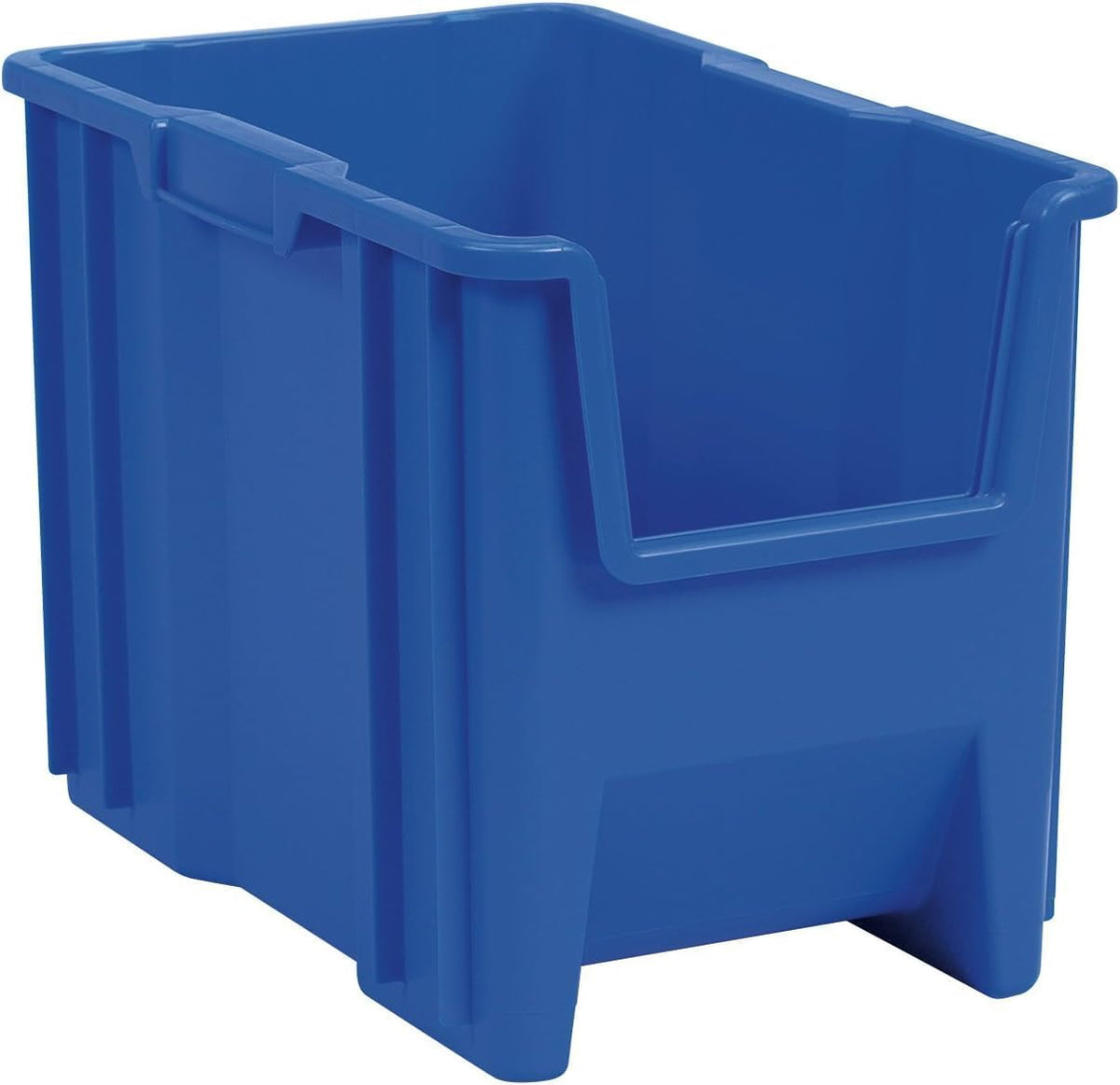 Akro-Mils 13018 Stak-N-Store Stackable Storage Bins, Heavy Duty Garage Storage Containers, Open Front Plastic Organizer for Tools, Shelves, Closet Organizer, 17-1/2" x 16-1/2" x 12-1/2", Clear, 2-Pack