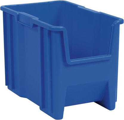 Akro-Mils 13018 Stak-N-Store Stackable Storage Bins, Heavy Duty Garage Storage Containers, Open Front Plastic Organizer for Tools, Shelves, Closet Organizer, 17-1/2" x 16-1/2" x 12-1/2", Clear, 2-Pack