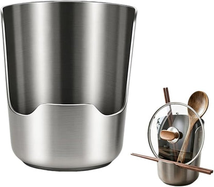 Stainless Steel Utensil Holder and Spoon Rest for Kitchen Counter，