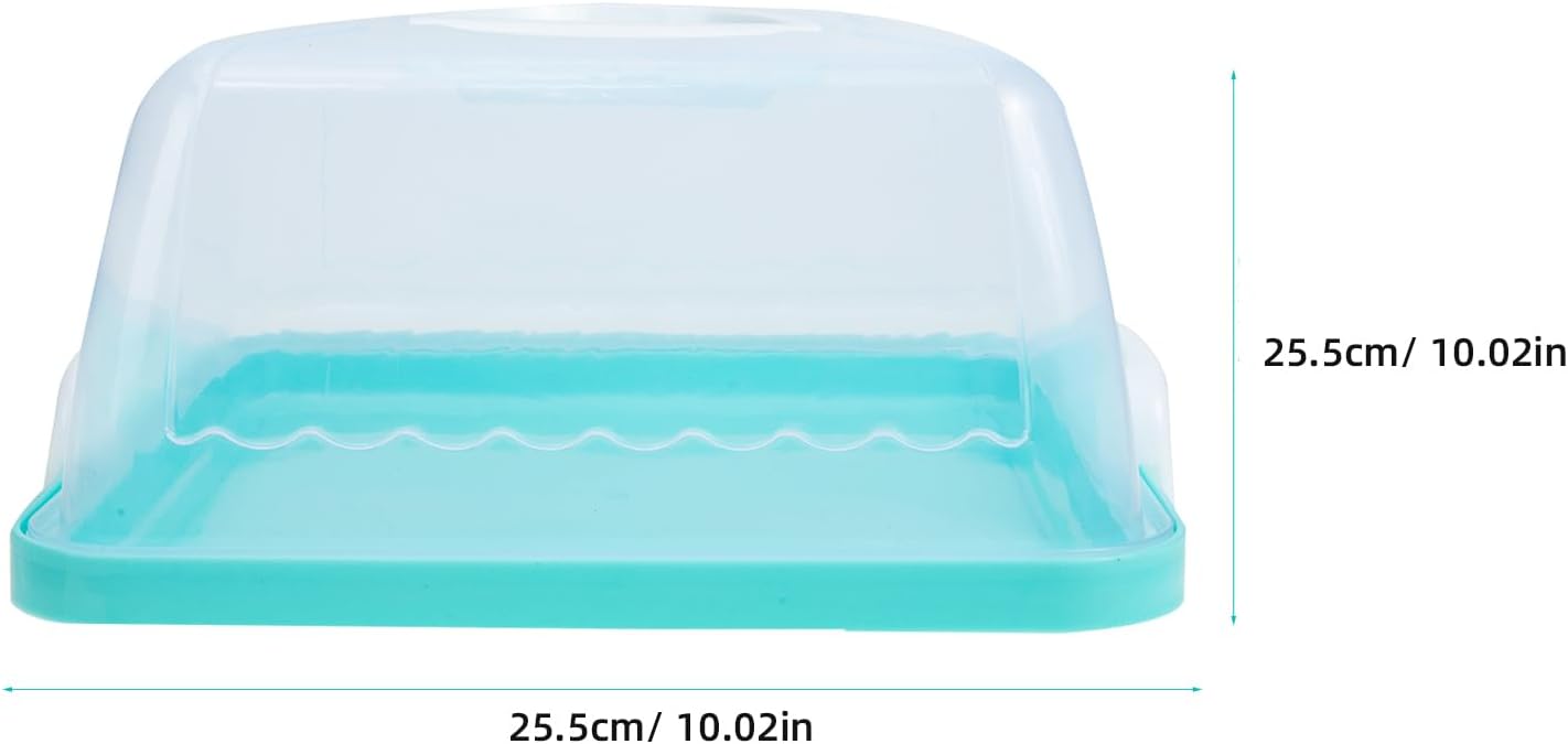 Transparent Cake Carrier with Handle Plastic Cake Box with Lid for Transport for Birthdays and Bakeries Convenient Food Storage