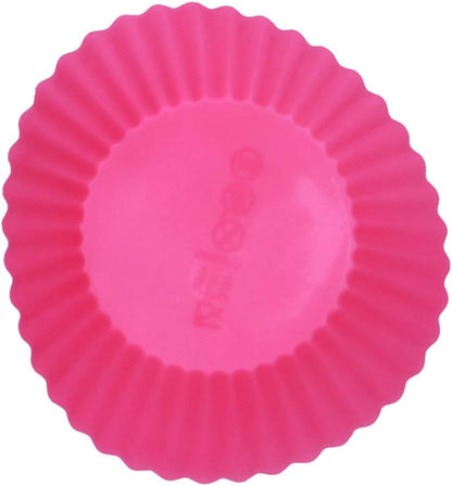 Utoolmart Silicone Cupcake Baking Cups,Reusable Silicone Baking Cups, Non-stick Cupcake Muffin Liners Cake Molds Set, Use As Lunch Box Dividers, 5 Pcs