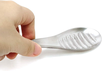 Stainless Steel Kitchen Practical Spoon Shape Fruit Mixer Ginger Grater Wasabi Garlic Grinding Tools Cheese Grater