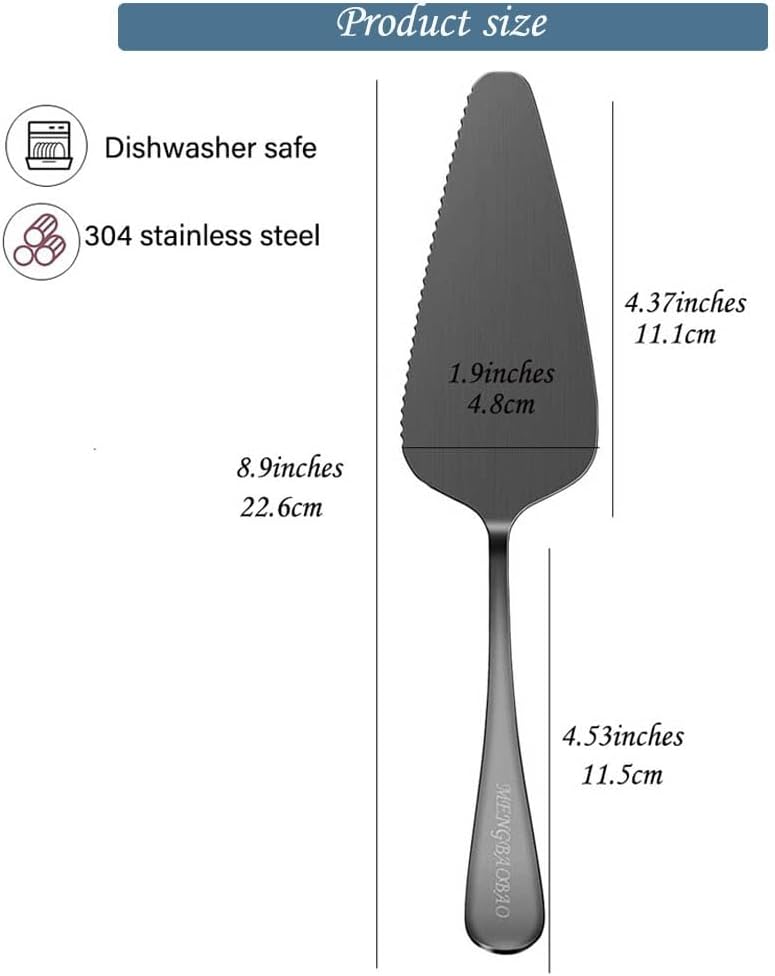 5x Cake Server Pie Holder Transfer Triangular Spade Spatula for Pizza Cake