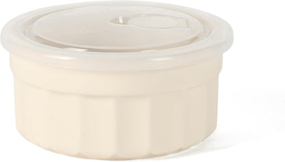 Martha Stewart Shadowbrook 5-Piece Borosilicate Glass Storage Container Set – Airtight Locking Lids, 21.6 oz Meal Prep, Leftover & Lunch Containers, Microwave, Oven & Dishwasher Safe