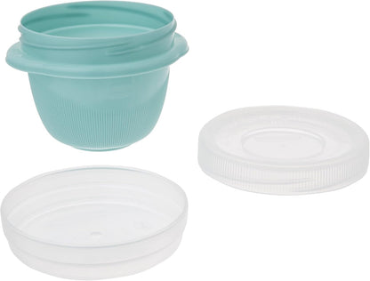 Rubbermaid TakeAlongs Snacking Food Storage Containers, 2 Cups Size - 2 Lids, Trays, and Containers 7S87