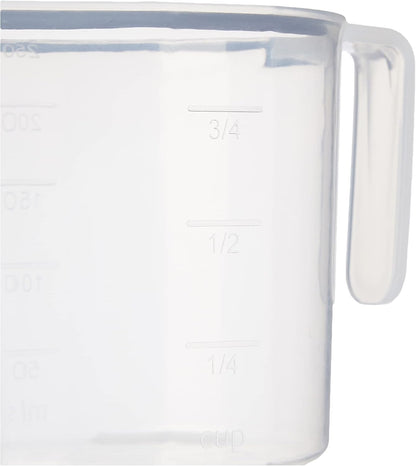 Sistema Flour and Sugar Storage Containers for Pantry with Lids and Measuring Cup, Dishwasher Safe, 13.7-Cup, White