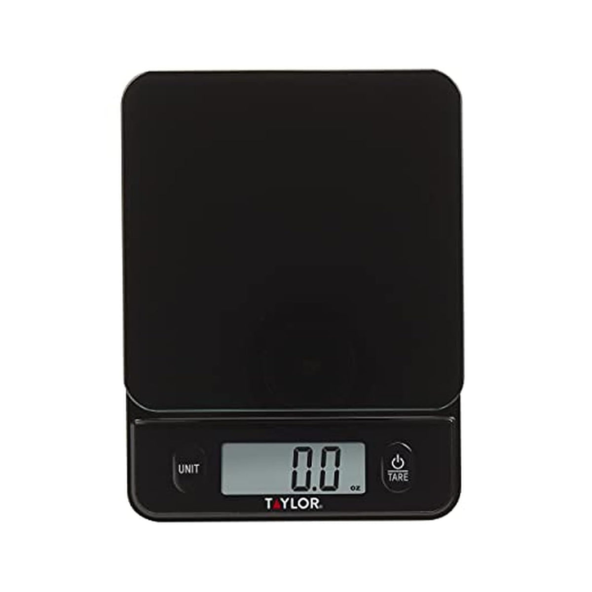 Taylor Digital Kitchen Food Scale with Black Glass Top - 11 lb Max Capacity
