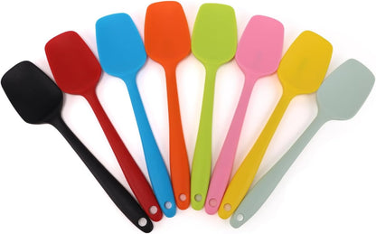 4Pcs Silicone Spatula Set, Heat Resistant Cooking Tools, Non-Stick Kitchen Utensils, for Cooking Baking Mixing Tool