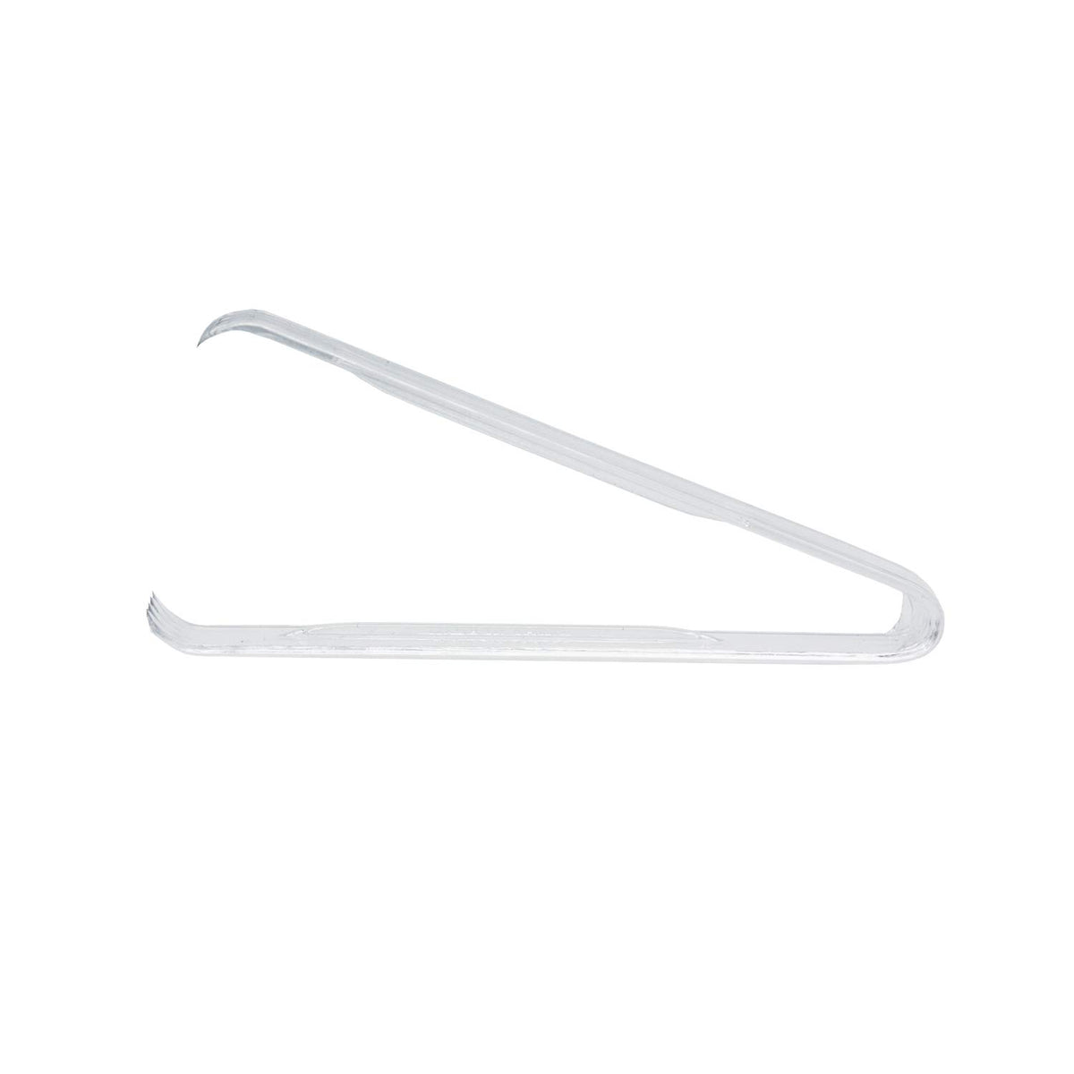 Party Essentials - N617 Hard Plastic Serving Tongs, 6.5", Black