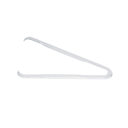 Party Essentials - N617 Hard Plastic Serving Tongs, 6.5", Black