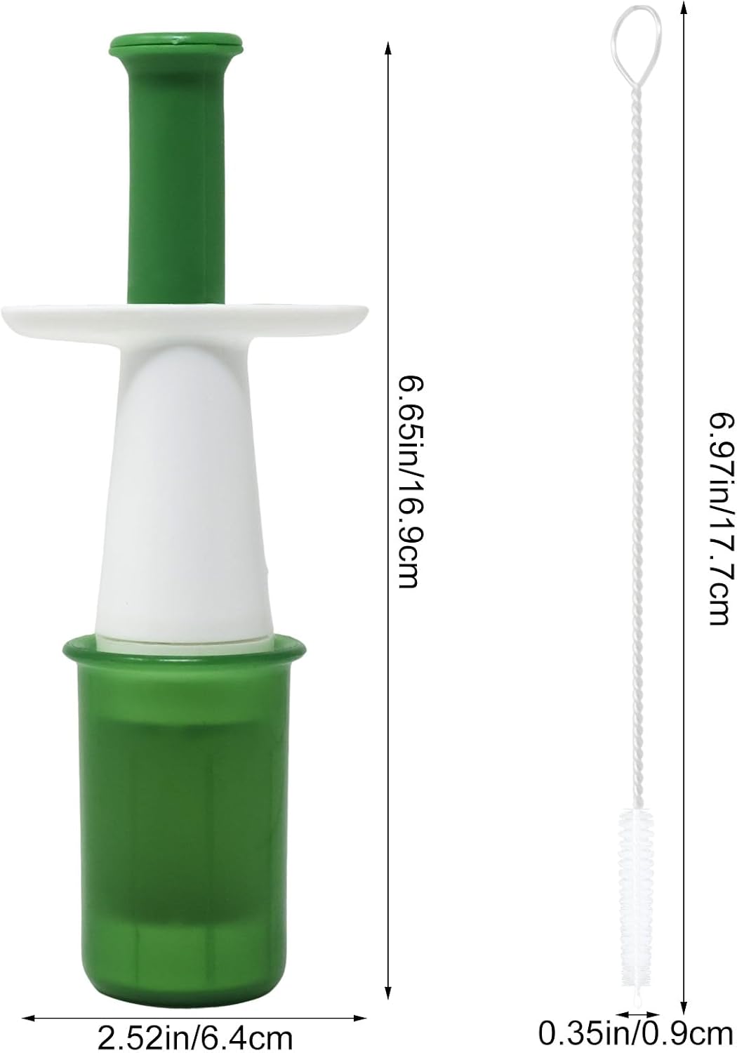 yueton 1 Pack Grape Cutter Grape Slicer Grape Small Tomato Quarter Cutter Tool with 2 Cleaning Brushes