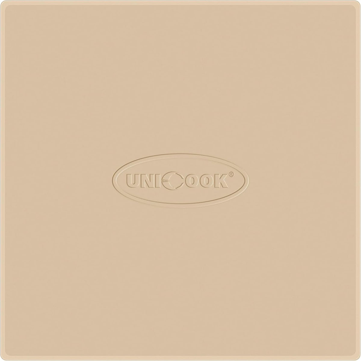 Unicook Pizza Stone for Oven Grill, 12" x 11" Rectangular Cordierite Stone