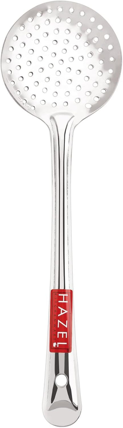HAZEL Stainless Steel Cake Pie & Pastry Serving Spoon with Handle Slicer Lifter, Silver