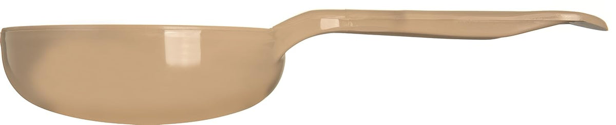 Carlisle FoodService Products Measure Miser Solid Spoon Measuring Spoon with Short Handle for Kitchens, Plastic, 4 Ounces, Beige