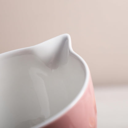 Gaolinci Simple Solid Color Kitchen Ceramic Mixing Bowl, 1 Quart Large Bowl, with Pouring Spout and Handle