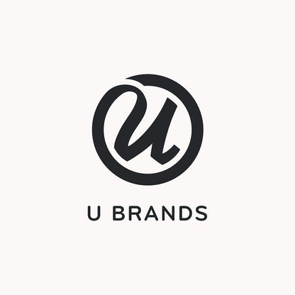 U Brands Framed Magnetic Weekly Calendar Dry Erase White Board, Office Supplies, Black Frame, with Marker, Magnet, 11” x 18”